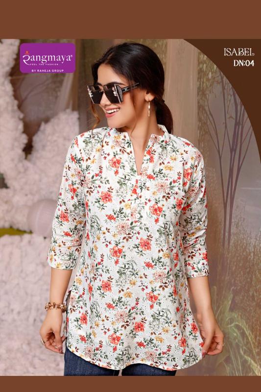Rangmaya isabel short top wholesale kurti online